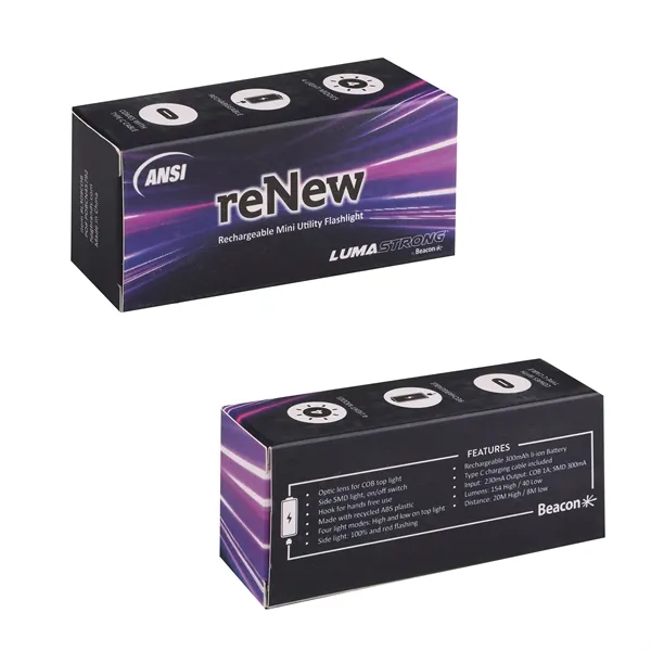 Renew Rechargeable Mini Utility Flashlight