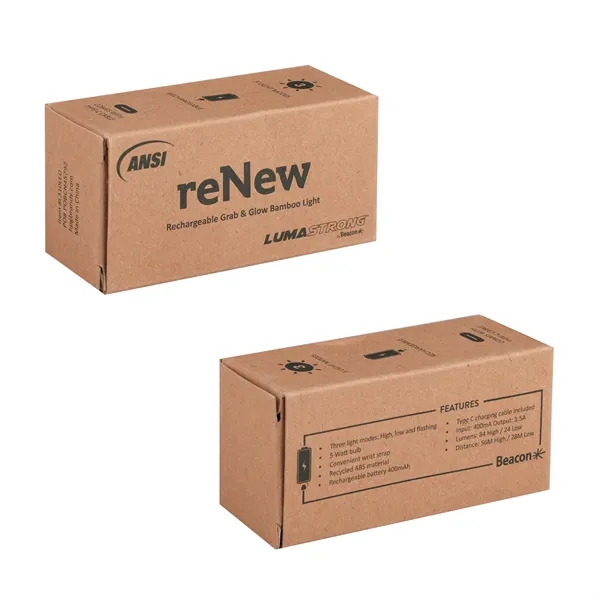 Renew Rechargeable Grab & Glow Bamboo Light