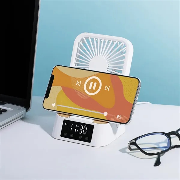 Cool & Connect 4-In-1 Desk Fan