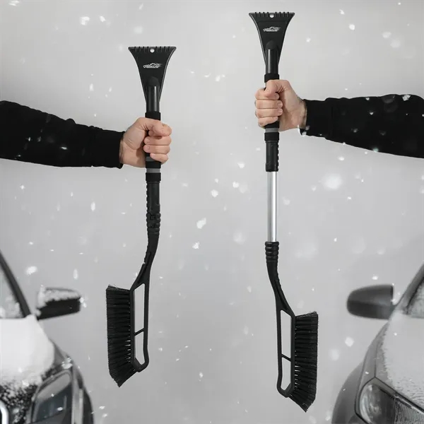 Custom Blizzard Wizard Detachable, Extendable Snow Brush/Scraper