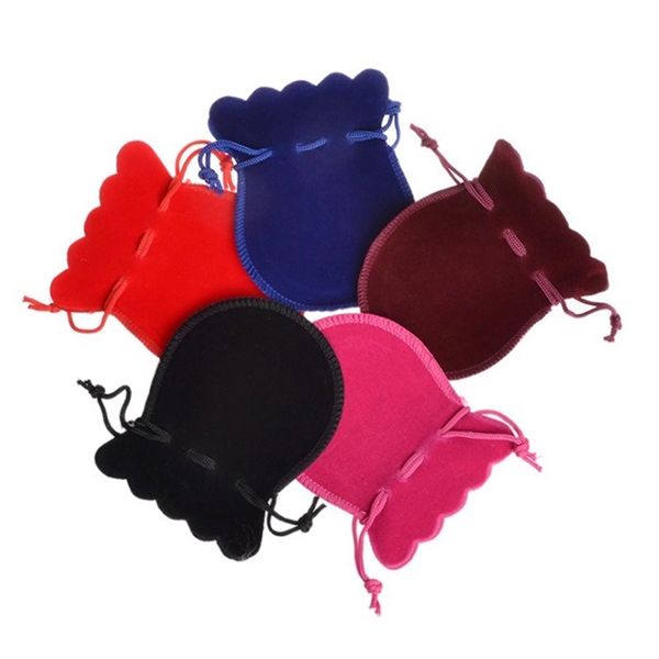 Velvet Jewelry Pouch - Velvet Jewelry Pouch - Image 4 of 4