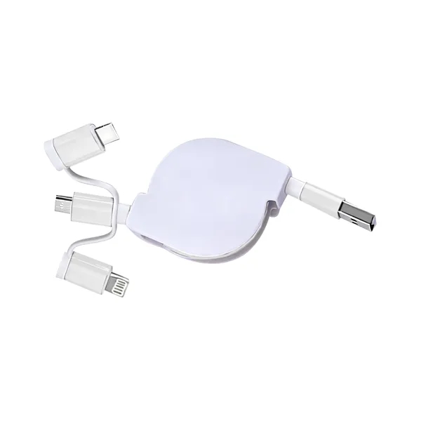 Portable 3 In 1 Retractable Multi Charging Cable