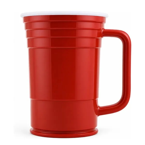 Custom 24 Oz. Red Cup Living® Reuseable Beer Mug