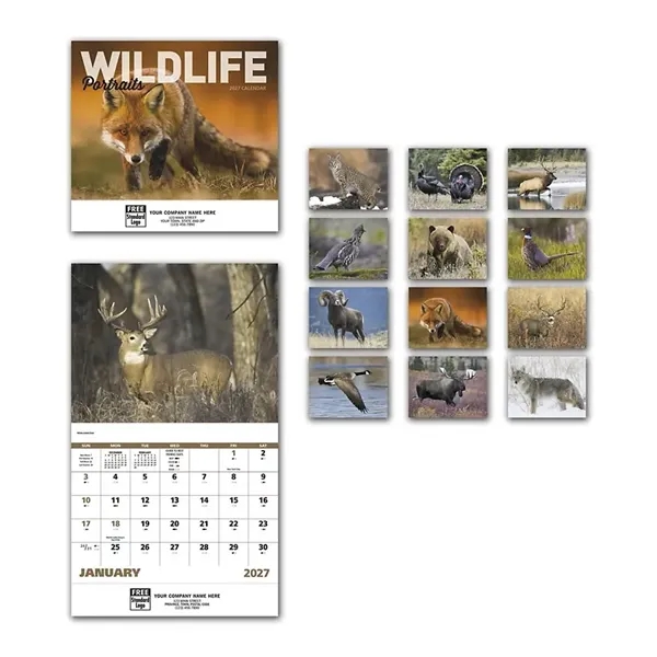 Calendars - Wall, Wildlife Portraits