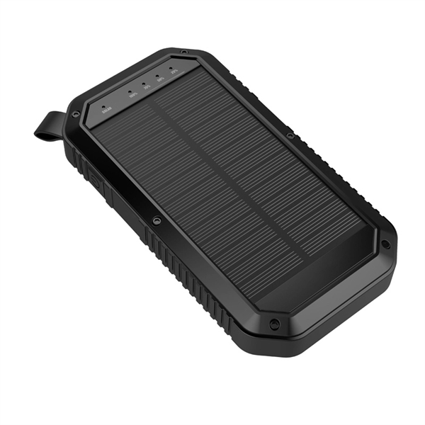 Solar Power Bank 10,000 mah wireless charger with High light - Solar Power Bank 10,000 mah wireless charger with High light - Image 1 of 4