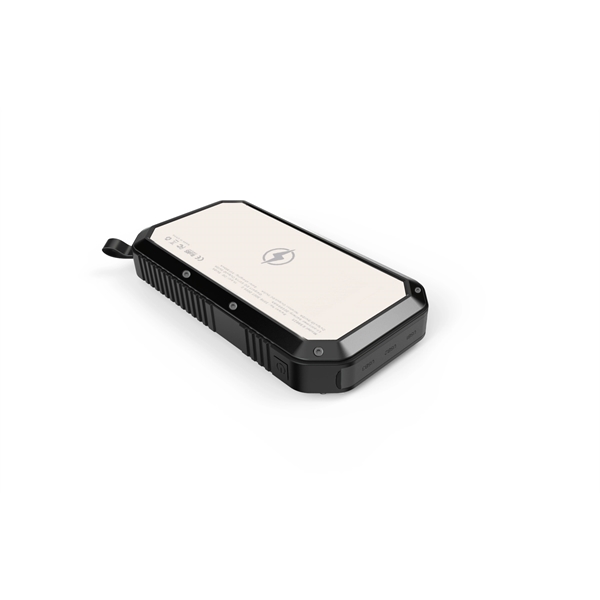 Solar Power Bank 20,000 mah wireless charger--black - Solar Power Bank 20,000 mah wireless charger--black - Image 2 of 8