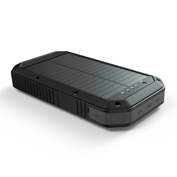 Solar Power Bank 20,000 mah wireless charger--black - Solar Power Bank 20,000 mah wireless charger--black - Image 6 of 8