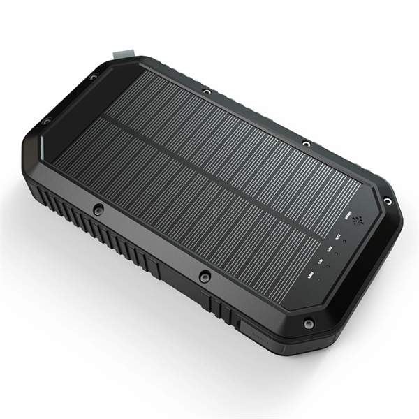 Solar Power Bank 20,000 mah wireless charger--black - Solar Power Bank 20,000 mah wireless charger--black - Image 8 of 8