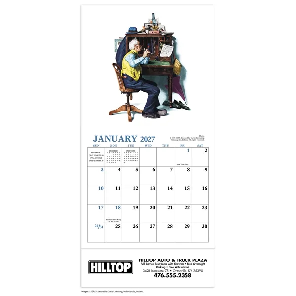 Products Norman Rockwell Mini Calendar
