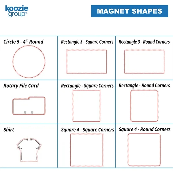 Good Value™ 20 Mil Large Stock Shape Magnet
