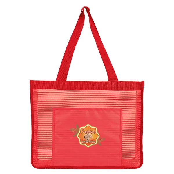 Custom Good Value™ Landscape Mesh Tote