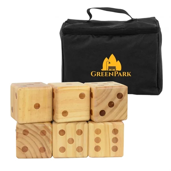 Custom Oversize Wooden Yard Dice Game