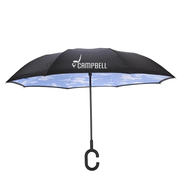 Custom Shed Rain™ UnbelievaBrella® 48" Reverse-Close Manual Stic...
