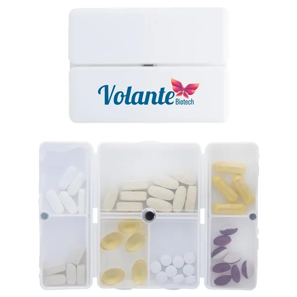Custom Good Value™ Magnetic Dual-Open Pill Box