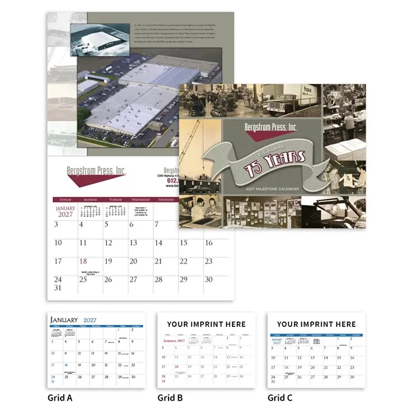 Custom Triumph® Calendars Small Quantity Custom - Stapled Calendar