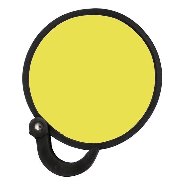 Nylon Foldable Hand Fan with Plastic Handle - Nylon Foldable Hand Fan with Plastic Handle - Image 4 of 10