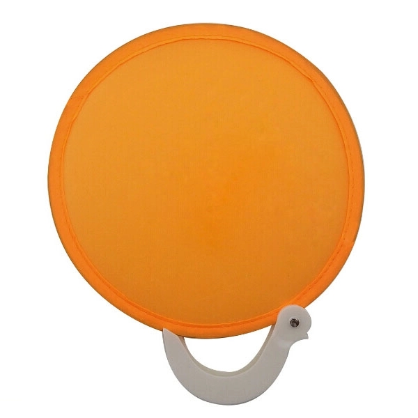 Nylon Foldable Hand Fan with Plastic Handle - Nylon Foldable Hand Fan with Plastic Handle - Image 5 of 10