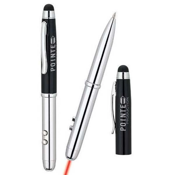 4 in 1 Ballpoint Pen/Laser Pointer/Light/Stylus - 4 in 1 Ballpoint Pen/Laser Pointer/Light/Stylus - Image 0 of 0