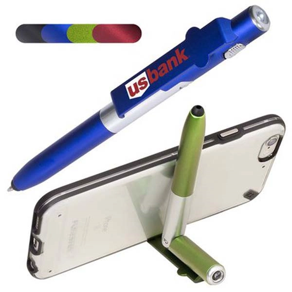 4 in 1 Multi-Purpose Stylus Pen - 4 in 1 Multi-Purpose Stylus Pen - Image 0 of 4