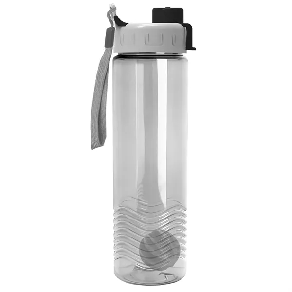 Garyline® Wave Tritan® Bottle with Quick-Snap Lid - 24 oz.
