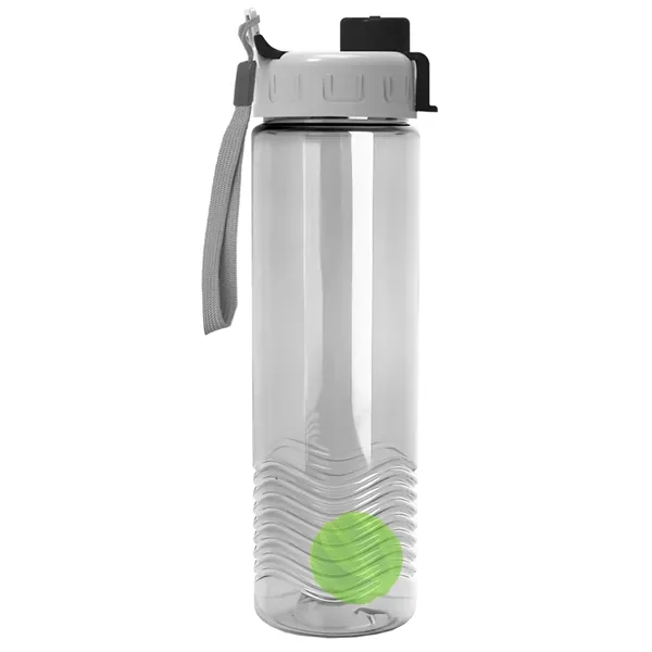 Garyline® Wave Tritan® Bottle with Quick-Snap Lid - 24 oz.