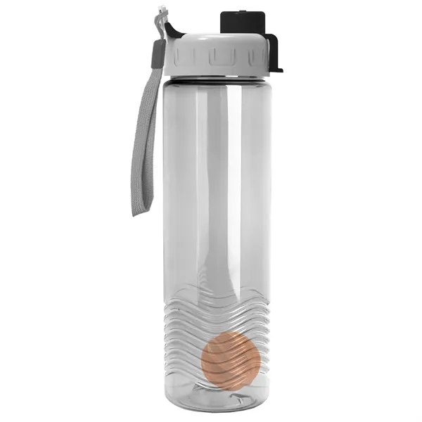Garyline® Wave Tritan® Bottle with Quick-Snap Lid - 24 oz.