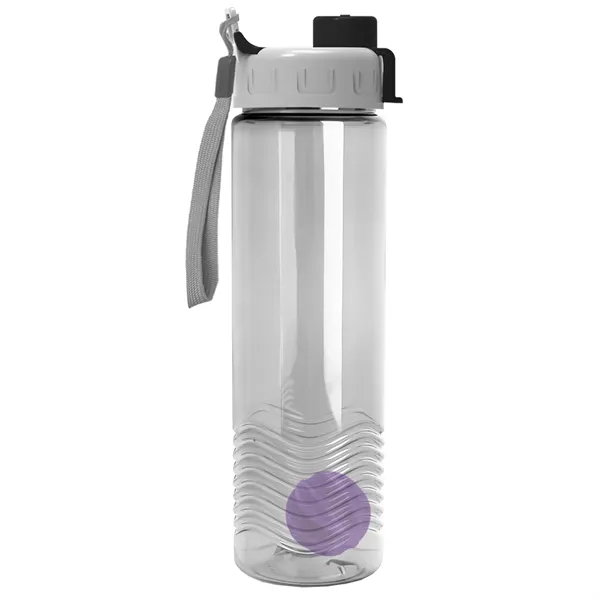 Garyline® Wave Tritan® Bottle with Quick-Snap Lid - 24 oz.