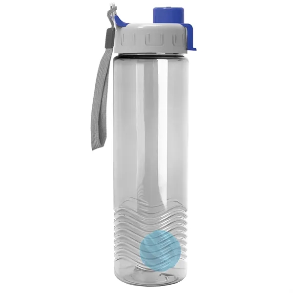 Garyline® Wave Tritan® Bottle with Quick-Snap Lid - 24 oz.