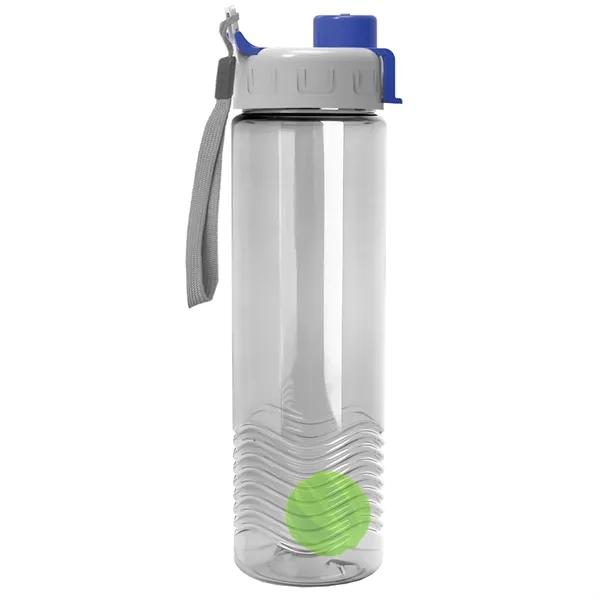Garyline® Wave Tritan® Bottle with Quick-Snap Lid - 24 oz.