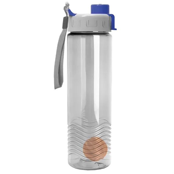 Garyline® Wave Tritan® Bottle with Quick-Snap Lid - 24 oz.
