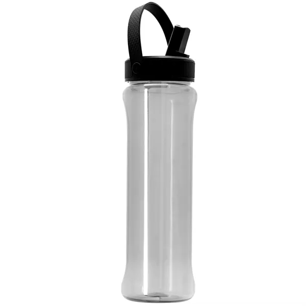 Garyline® Boss Embossed RPET Bottle with Flip-Straw, Swiv...