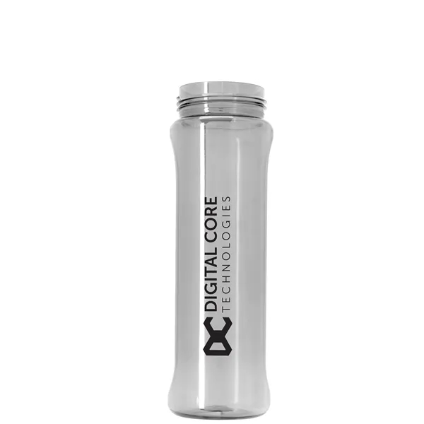 Garyline® Boss Embossed RPET Bottle with Flip-Straw, Swiv...