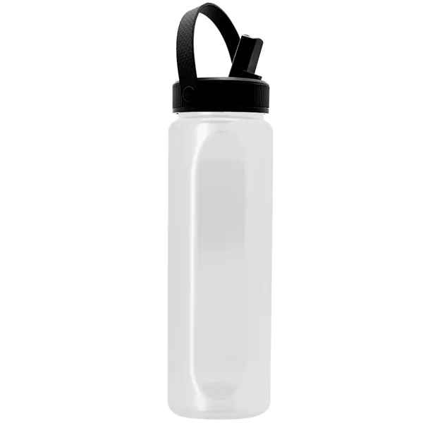 Garyline® Boss Embossed RPET Bottle with Flip-Straw, Swiv...