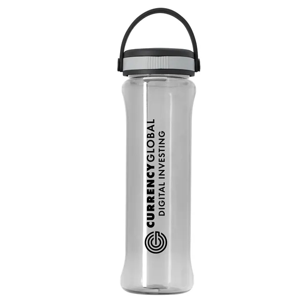 Garyline® Boss Embossed RPET Bottle with Grip Lid - 26 oz.