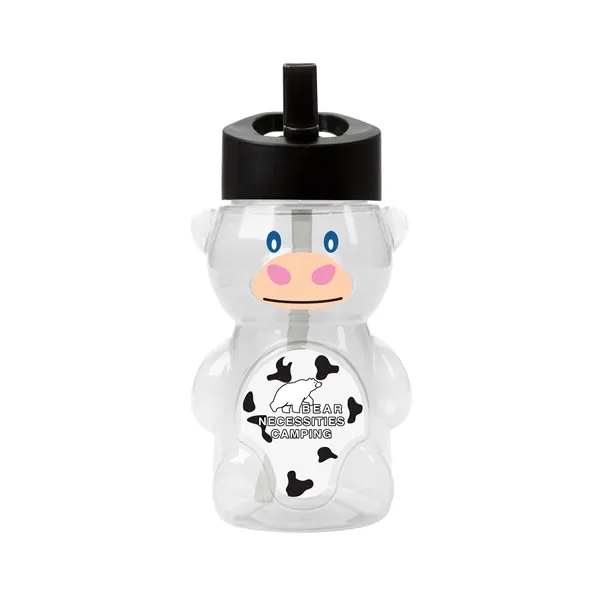 Garyline® Cubbie RPET Bottle with Flip-Straw Lid - 20 oz.