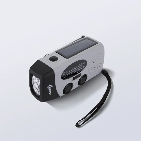 EPEX® Tornado Alley Solar 2-in-1 Radio Flashlight