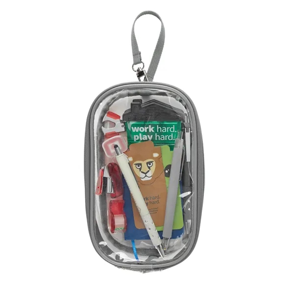 Good Value™ Clear Recycled TPU Hanging Accessory Pouch