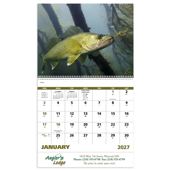 Good Value™ Fishing - Spiral Calendar