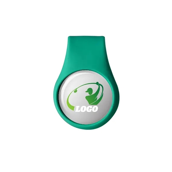 Custom Custom Golf Silicone Hat Clip with Ball Marker