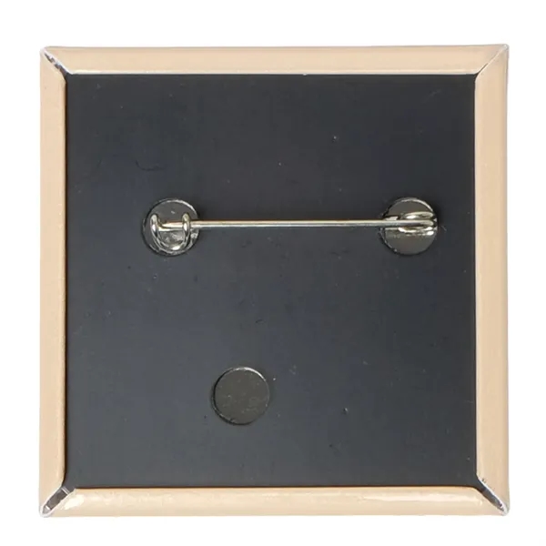 Custom 2" Tin Badge: Square