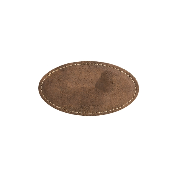 Oval Leatherette Badge w/ Magnet - Oval Leatherette Badge w/ Magnet - Image 1 of 17