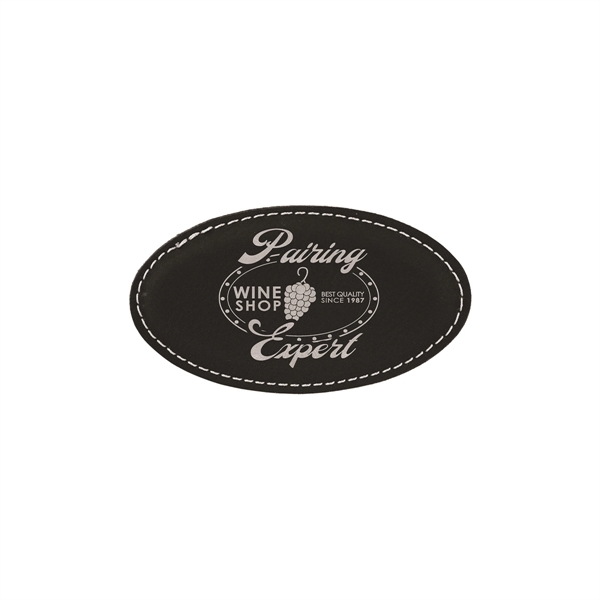 Oval Leatherette Badge w/ Magnet - Oval Leatherette Badge w/ Magnet - Image 2 of 17