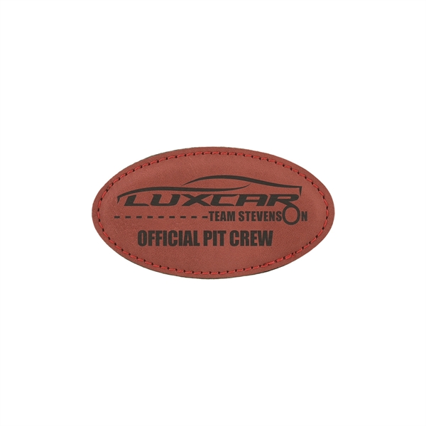 Oval Leatherette Badge w/ Magnet - Oval Leatherette Badge w/ Magnet - Image 6 of 17