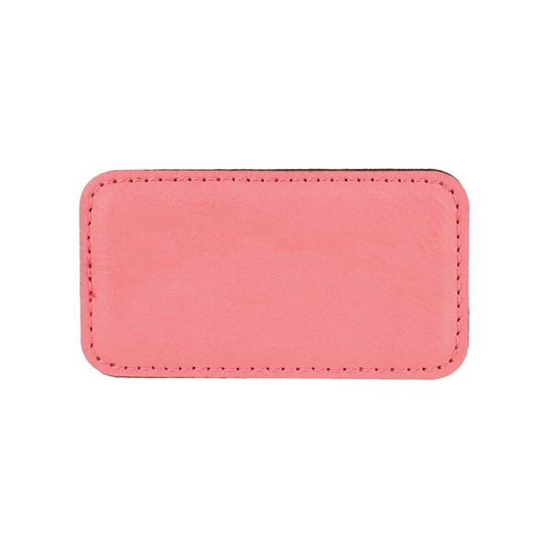 3 1/4"x1 3/4" Leatherette Badge w/ Magnet - 3 1/4"x1 3/4" Leatherette Badge w/ Magnet - Image 5 of 17