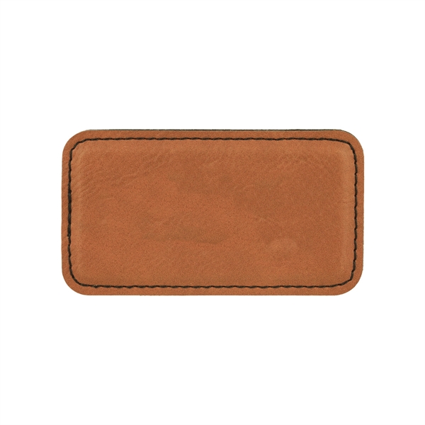 3 1/4"x1 3/4" Leatherette Badge w/ Magnet - 3 1/4"x1 3/4" Leatherette Badge w/ Magnet - Image 11 of 17
