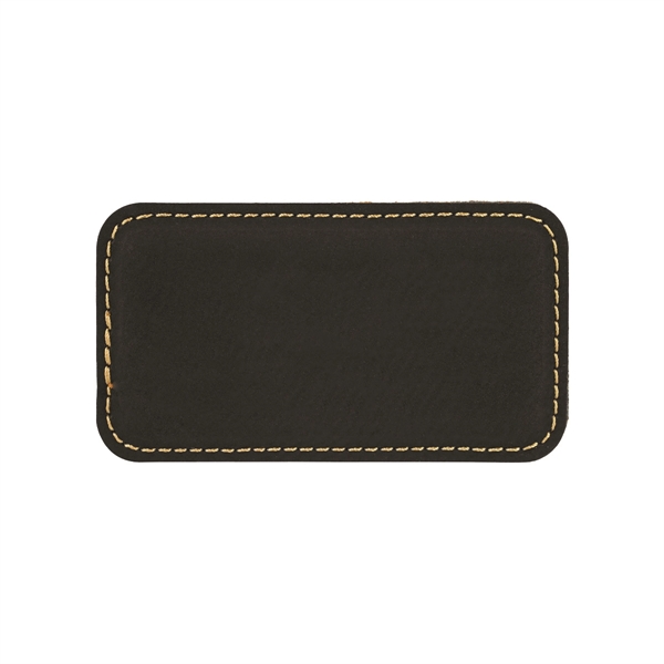 3 1/4"x1 3/4" Leatherette Badge w/ Magnet - 3 1/4"x1 3/4" Leatherette Badge w/ Magnet - Image 13 of 17