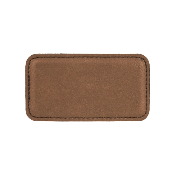 3 1/4"x1 3/4" Leatherette Badge w/ Magnet - 3 1/4"x1 3/4" Leatherette Badge w/ Magnet - Image 15 of 17