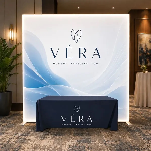 EliteGlow Display Package, 8' wide Lightbox Wall