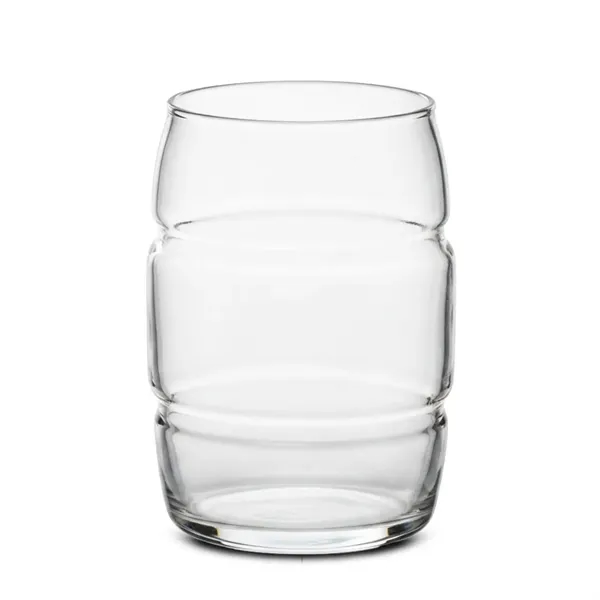 Barrel Beer Glass - Deep Etch