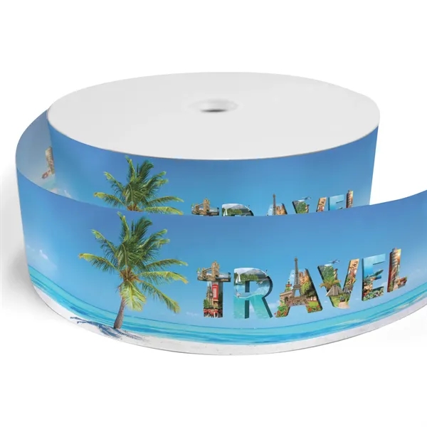 3" Badge Satin Ribbon - 100yd Roll - Sublimation